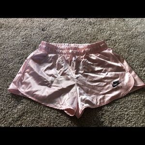 Shiny pink Nike shorts medium